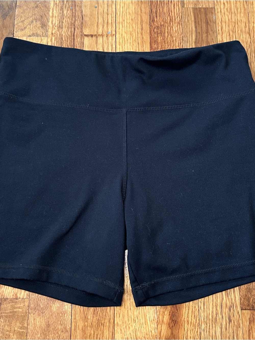 Jockey Black High-Waist Bike Casual Shorts Size Large